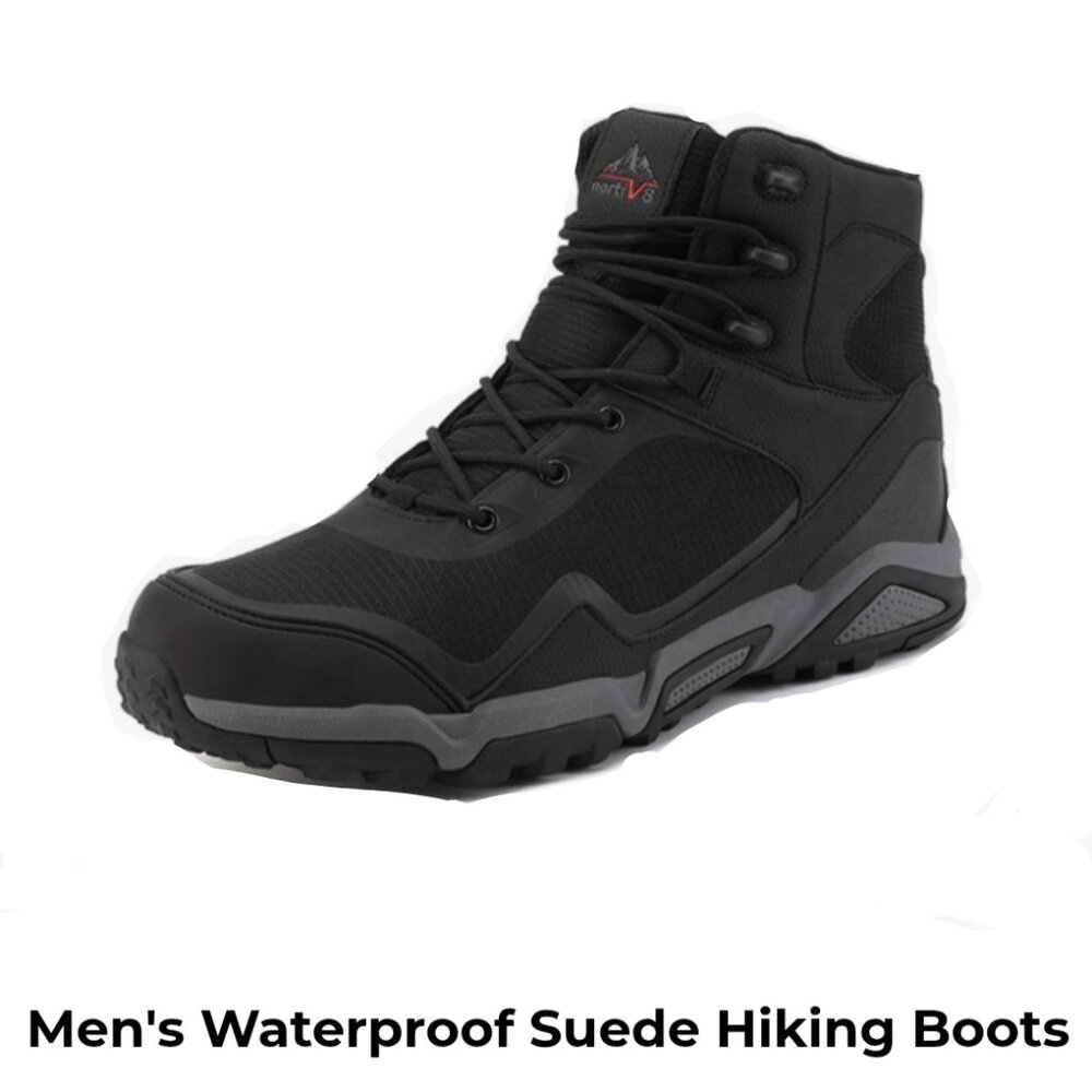 Nortiv8 Men's Waterproof Suede Hiking Boots Hiking Shoes SIZE 11 NEW